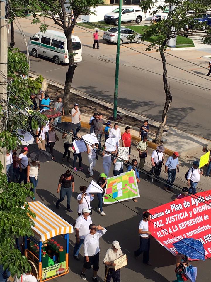 Protest in Tuxtla