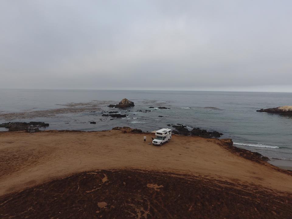 One of our first wild camping spots.