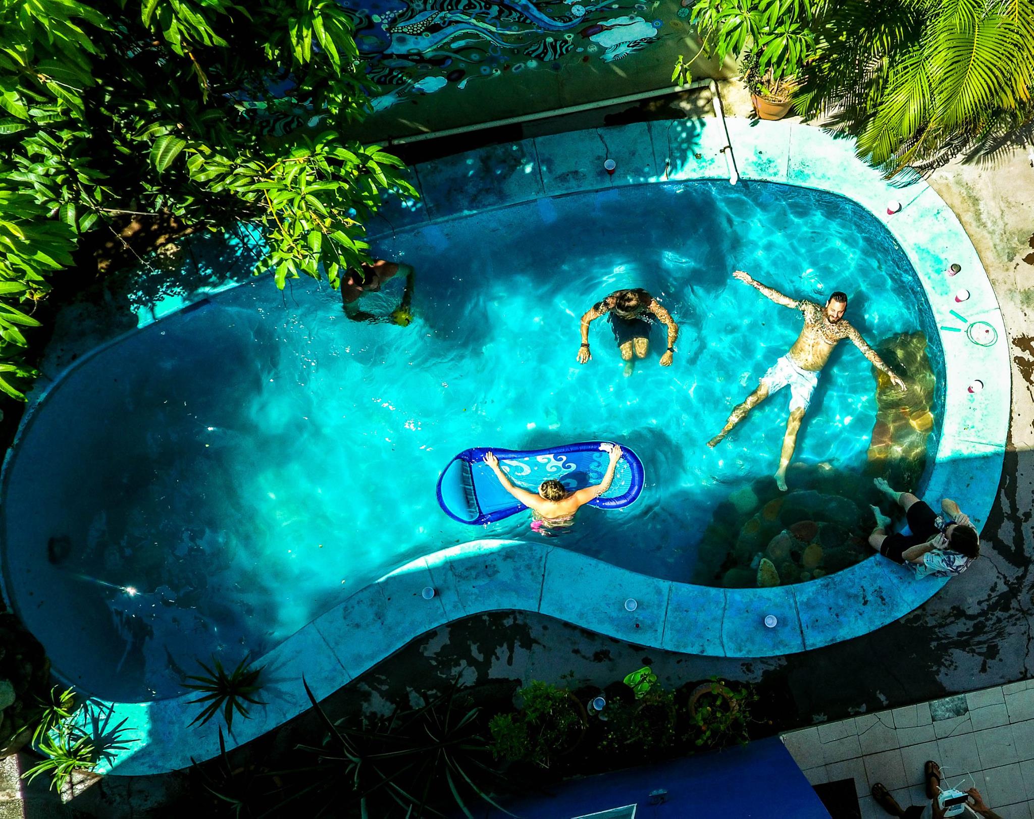 Work? But there's a pool!