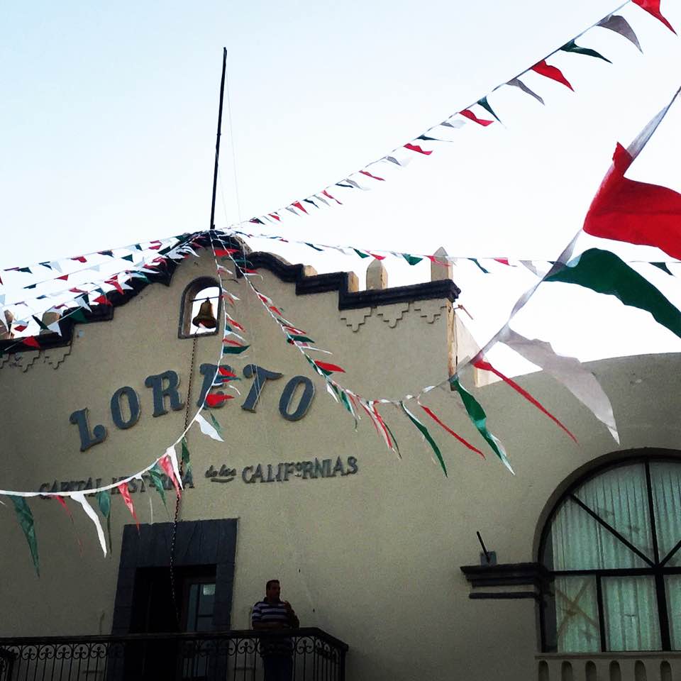Loreto's tiny town square.